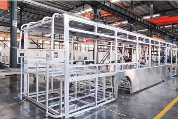 Bus body structures used 6005 aluminum