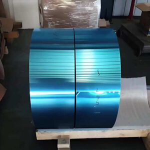 Epoxy coated aluminum foil