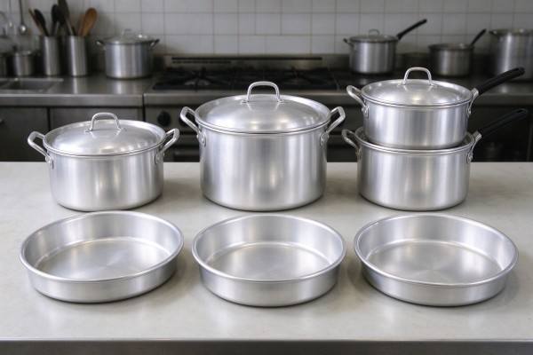 1100 sheet deep-drawn into cookware and baking pans.
