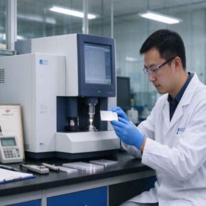 In-house spectrometry and mechanical verification.