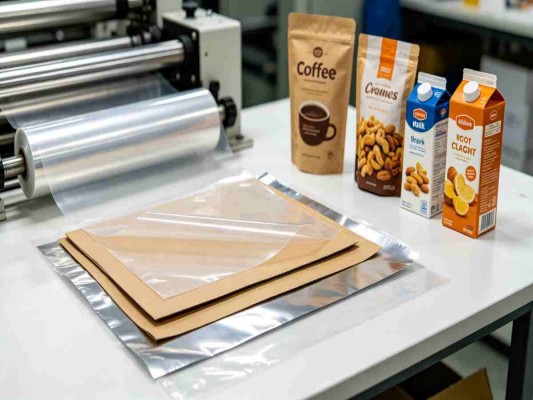 A 2μm aluminum layer becomes the barrier core of laminated flexible packaging.