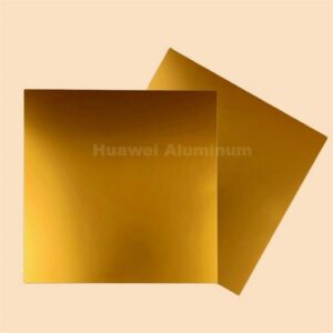 Gold Anodized Aluminum Sheet