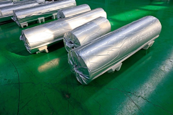 El paper d'alumini envasat