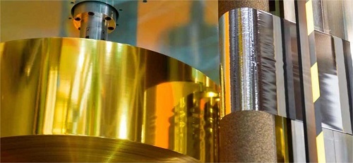 aluminum foil colored