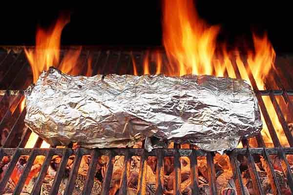 Aluminium foil bakeng sa grill