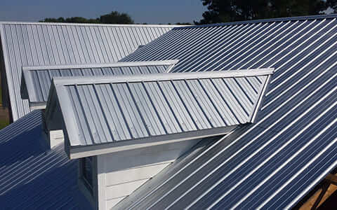 Auminum roof panels