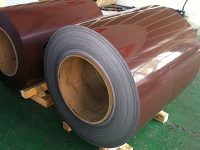 Arddangosfa coil alwminiwm wedi'i gorchuddio